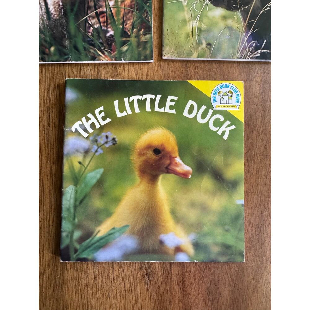 Vintage Random House Pictureback Farm Animal Books Lot Lamb Goat Duck - Picture 3 of 12